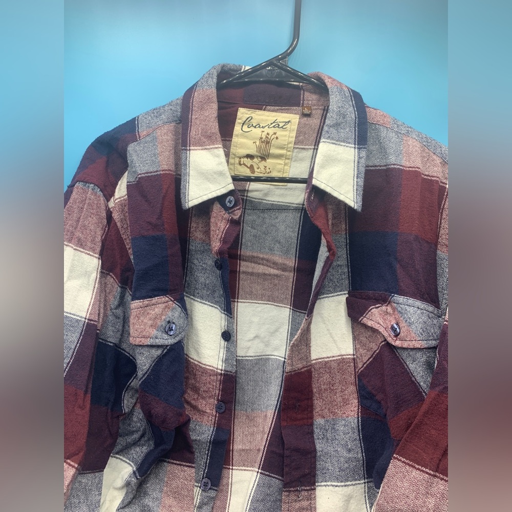 Coastal Button-Up Flannel